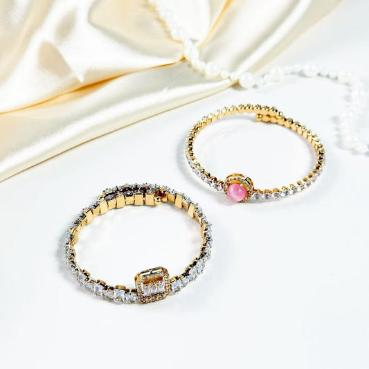 🍩[NEW][Finished]Adjustable Moissan diamond Bracelets