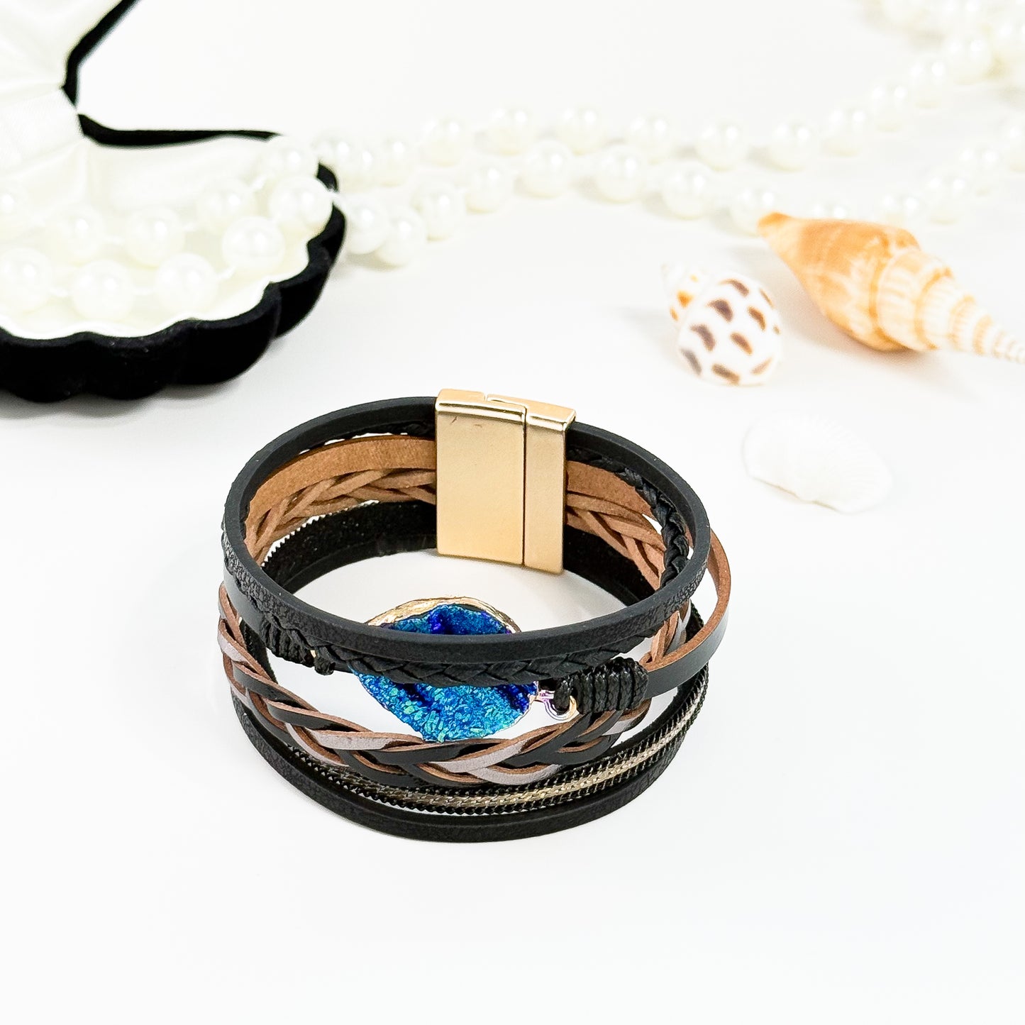 🍩[NEW][Finished]Leather Wristband