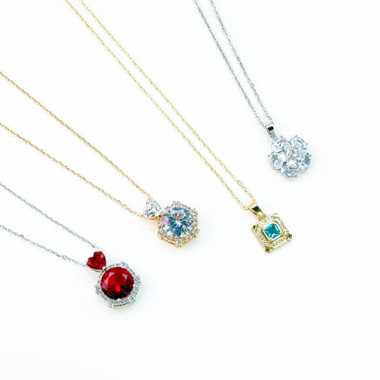 🍩[NEW][Finished]Moissanite Pendant Necklace