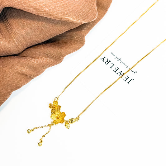 🍩[NEW][Finished]Exquisite Yellow Pendant Necklaces