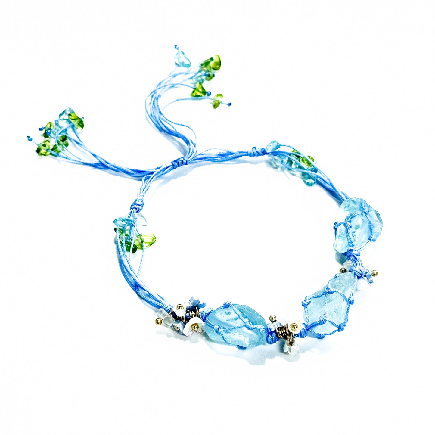 🍩[NEW][Finished]Synthetic Crystal Wreath Braided Bracelet