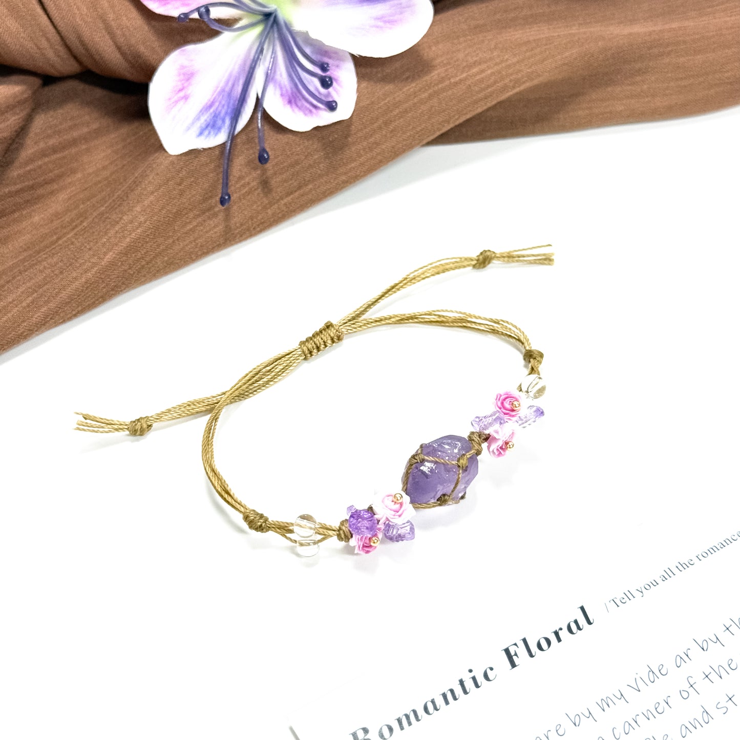 🍩[NEW][Finished] Handwoven Crystal Bracelet