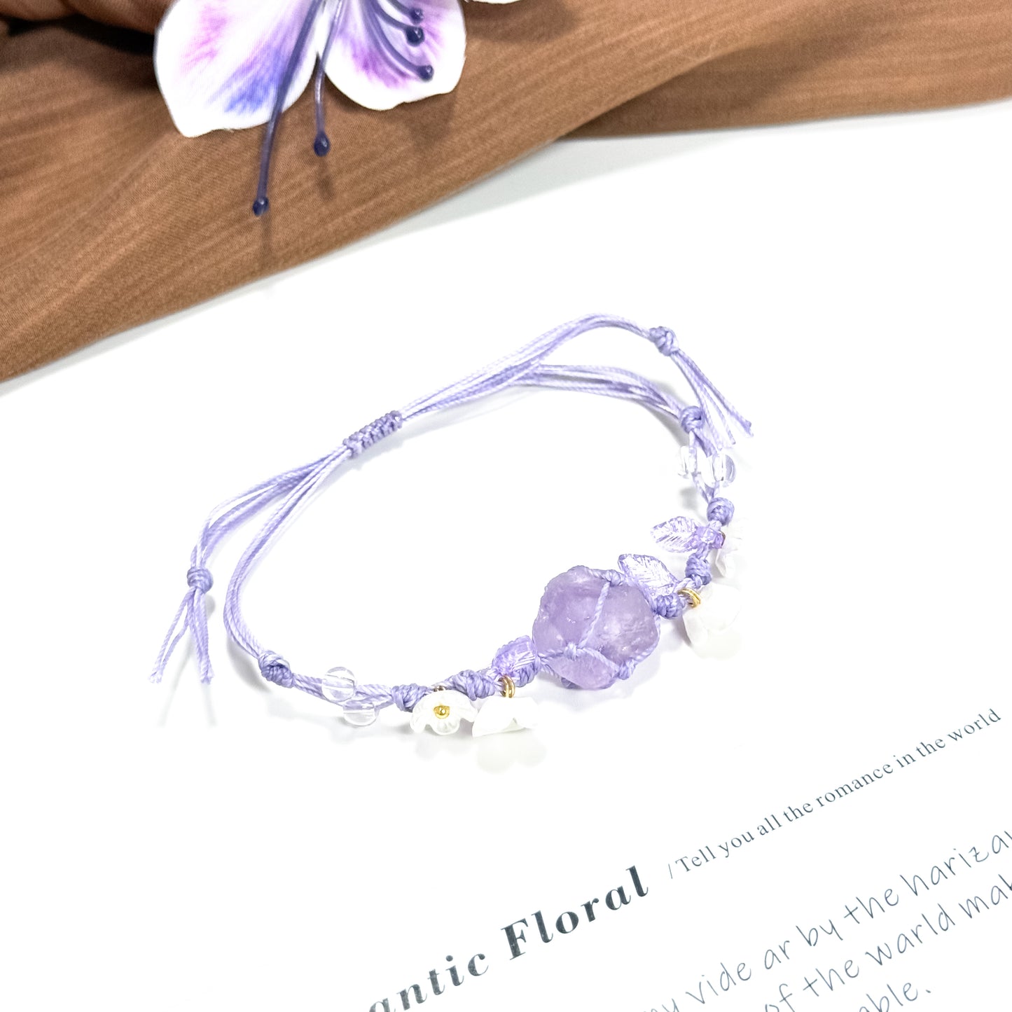 🍩[NEW][Finished] Handwoven Crystal Bracelet