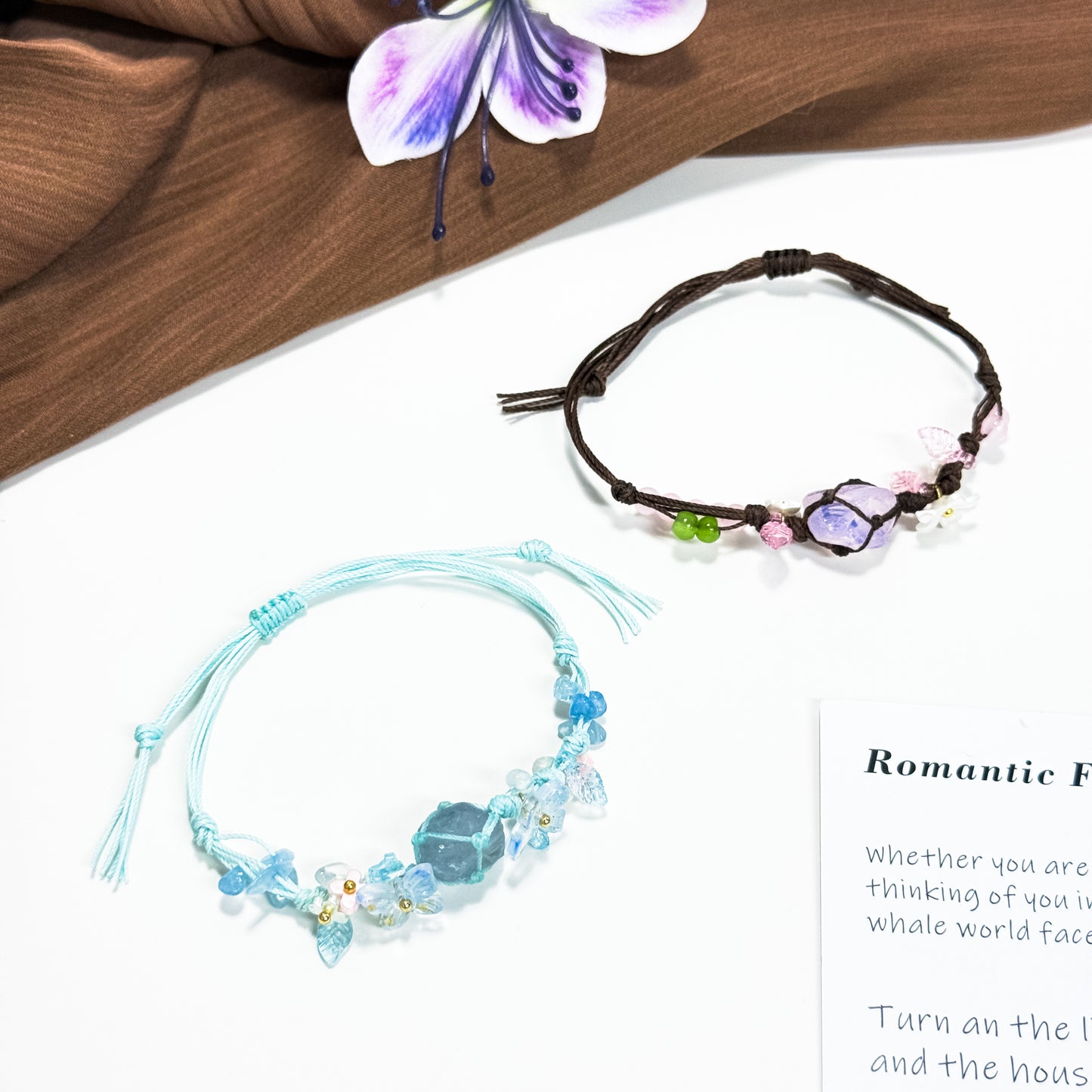 🍩[NEW][Finished] Handwoven Crystal Bracelet