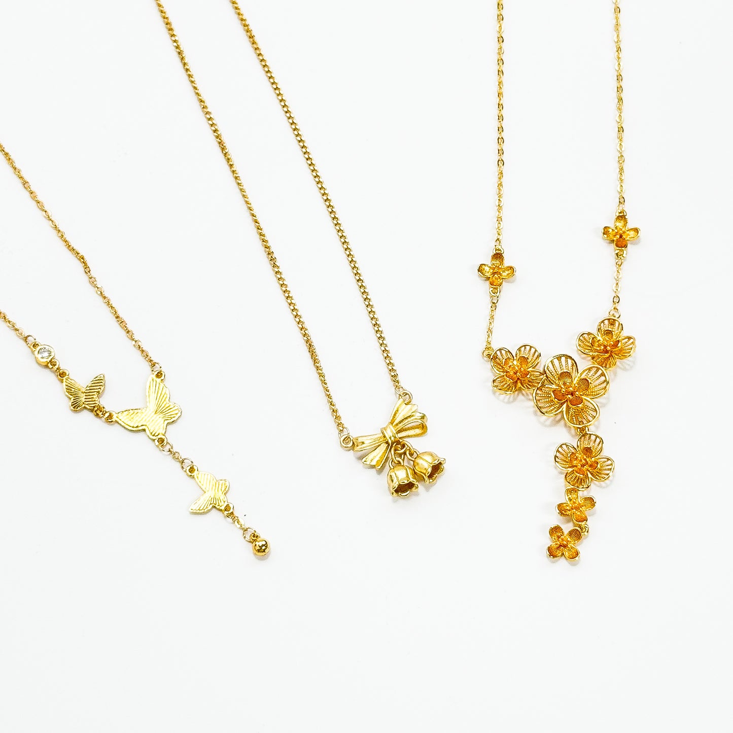 🍩[NEW][Finished]Exquisite Yellow Pendant Necklaces